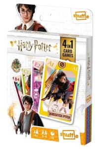 SHUFFLE HARRY POTTER 4W1 CARTAMUNDI, CARTAMUNDI