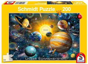 PUZZLE 200 UKŁAD SŁONECZNY G3, SCHMIDT