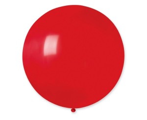 BALONY PASTELOWE CZERWONE 48CM 25SZT