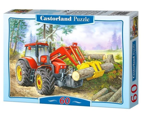 Puzzle 60 Traktor CASTOR, Castorland