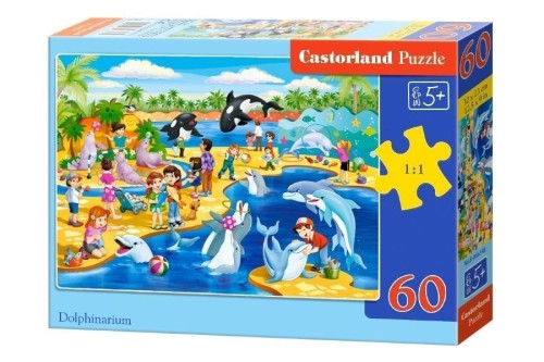 Puzzle 60 Dolphinarium CASTOR, Castorland