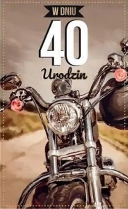 KARTKA OKOLICZNOŚCIOWA URODZINY 40 P05
