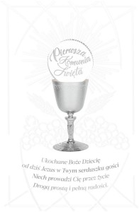 KARTKA OKOLICZNOŚCIOWA KOMUNIA KS02