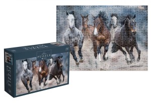 PUZZLE 1000 WILD HORSES 3, INTERDRUK