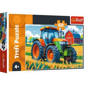PUZZLE 60 POJAZD ROLNIKA TREFL, TREFL