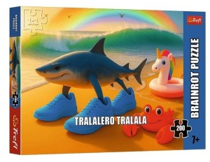 PUZZLE 200 BRAINROTS TRALALERO TRALALA, TREFL
