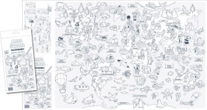 MAPA ŚWIATA. KOLOROWANKA XL, PRACA ZBIOROWA