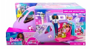 BARBIE LOTNICZA PRZYGODA SAMOLOT+LALKA HCD49