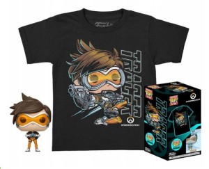 FUNKO T-SHIRT OVERWATCH TRACER S + FIGURKA