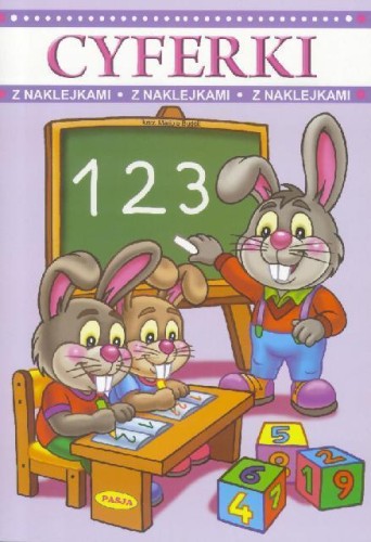 Cyferki z naklejkami, praca zbiorowa