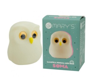 LAMPKA NOCNA LED SOWA, MARY'S