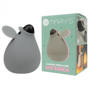 LAMPKA NOCNA LED MYSZKA SZARA, MARY'S