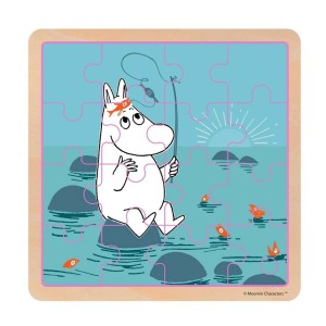 PUZZLE MUMINKI NA RYBY DREWNIANE 16EL, BARBO TOYS