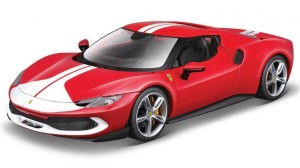 FERRARI R&P -296 GTB ASSETTO FIORANO RED/WHITE