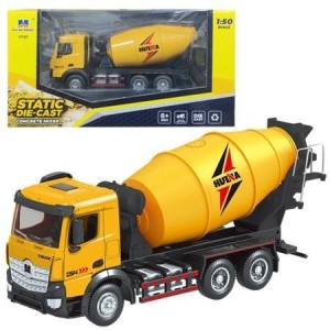BETONIARKA METALOWA ŻÓŁTA 1:50, LEANTOYS