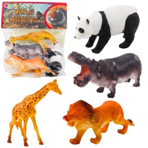 FIGURKI ZWIERZĘTA SAFARI, LEANTOYS
