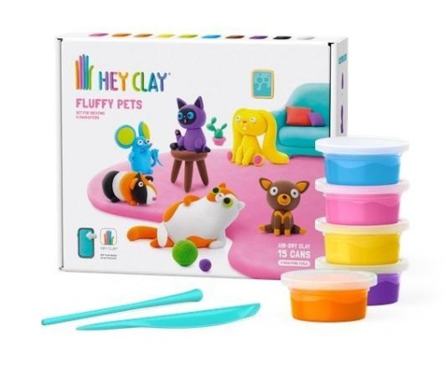 Hey Clay - Puchate zwierzaki + akcesoria, TM Toys