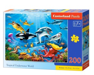 PUZZLE 200 TROPICAL UNDERWATER WORLD CASTOR