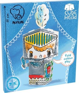 CUBE HEAD. RYCERZ. ZŁÓŻ I POKOLORUJ