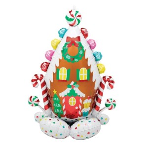 BALON FOLIOWY AIRLOONZ DOMEK Z PIERNIKA 81X129CM