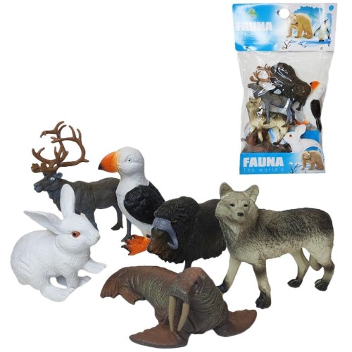 Zwierzęta polarne arktyczne 6szt, Trifox