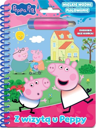 Peppa Pig Wielkie wodne malowanie Z wizytą u Peppy