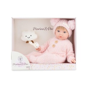 LALKA HISZPAŃSKA ALINA Z MASKOTKĄ CHMURKĄ 45CM