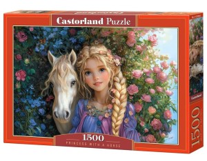 PUZZLE 1500 PRINCESS WITH A HORSE, CASTORLAND
