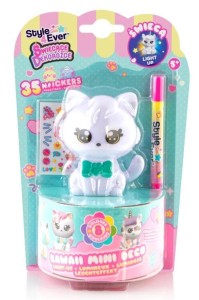 ŚWIECĄCE DEKOROŻCE DIY KOTEK Z KOKARDKĄ, EPEE