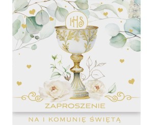 ZAPROSZENIE KW KOMUNIA (10SZT)