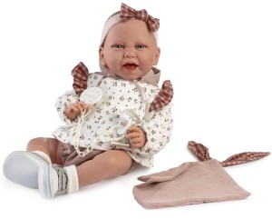 LALKA HISZPAŃSKA CARLA Z KOCYKIEM 42CM