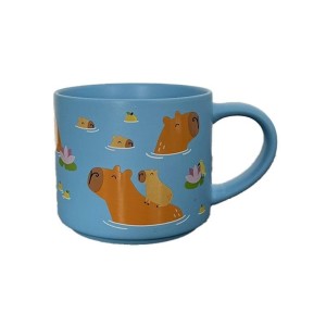 KUBEK PORCELANOWY DUŻY KAPIBARA, PUCKATOR