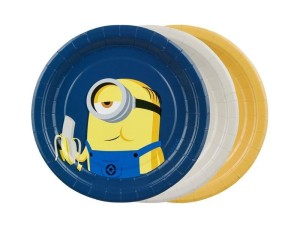 TALERZYKI MINIONKI 18CM 6SZT