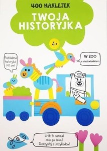 400 NAKLEJEK. TWOJA HISTORYJKA 4+ (ZIELONA)