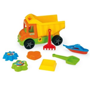 MULTI TRUCK WYWROTKA Z ZESTAWEM DO PIASKU, WADER
