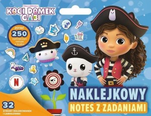 KOCI DOMEK GABI. NAKLEJKOWY NOTES Z ZADANIAMI