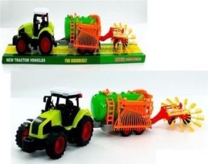 TRAKTOR Z MASZYNĄ ROLNICZĄ, TOYS PAWEŁ WOJDA