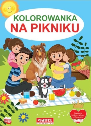 Kolorowanka - Na pikniku, praca zbiorowa