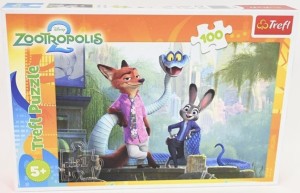 PUZZLE 100 TAJEMNICE ZOOTOPII, TREFL