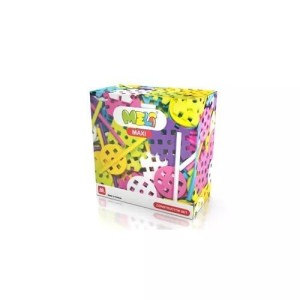 KLOCKI MELI MAXI CONSTRUCTOR PINK SET 60SZT, MELI
