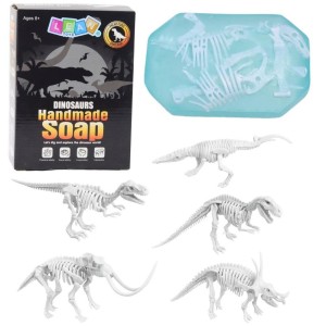 ZESTAW KREATYWNY 2W1 TWORZENIE MYDŁA DINOZAURY