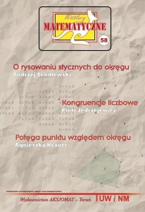 MINIATURY MATEMATYCZNE 58 O RYSOWANIU STYCZNYCH..