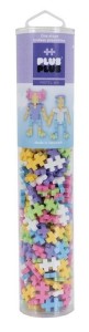 KLOCKI PLUS-PLUS TUBA PASTEL 240EL, PLUS-PLUS