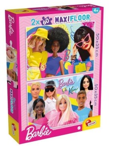 PUZZLE MAXIFLOOR 2X60 BARBIE, LISCIANI