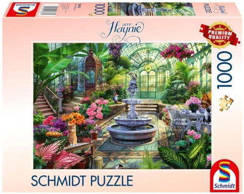 Puzzle PQ 1000 Wiktoriańska szklarnia, Schmidt