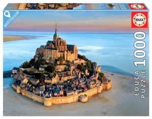 PUZZLE 1000 MONT SAINT-MICHEL/FRANCJA G3, EDUCA