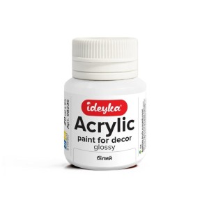 FARBA AKRYLOWA BIAŁA 20ML, IDEYKA