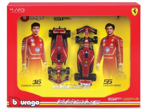 Ferrari SF-24 (2024) 2 Pack Vertical, BBurago