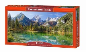 PUZZLE 4000 JEZIORO W GÓRACH CASTOR, CASTORLAND