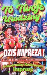 286 KARNET JCX NA URODZINY DLA FACETA Z GRĄ...